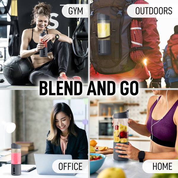 Zulay Kitchen Portable Blender USB Rechargeable Personal Juicer Ice